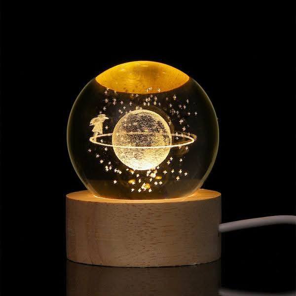 Crystal Galaxy Moon Ball